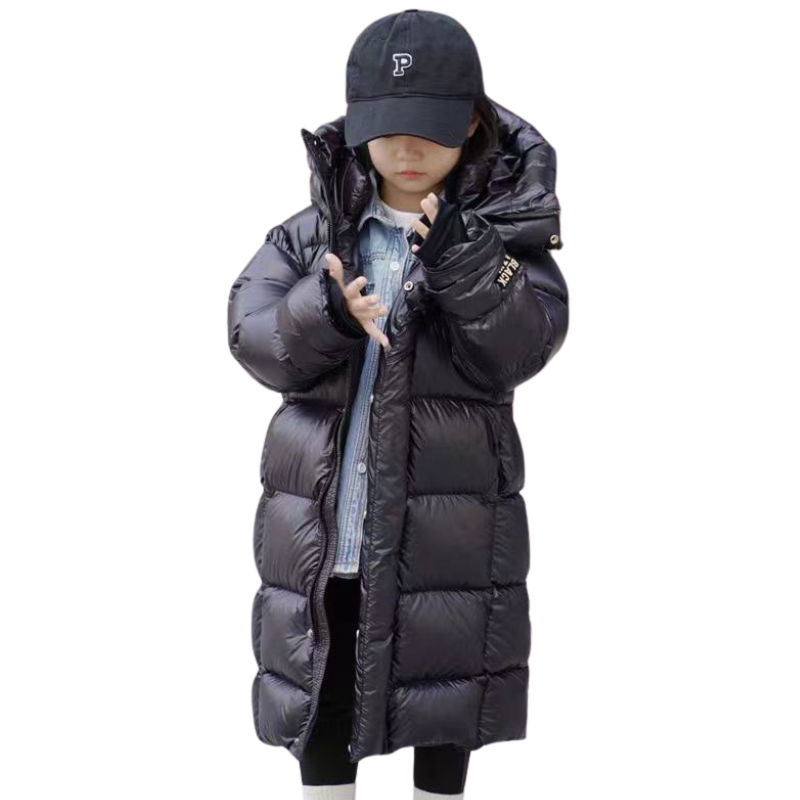Manteau Puffer Enfant Long Unisexe