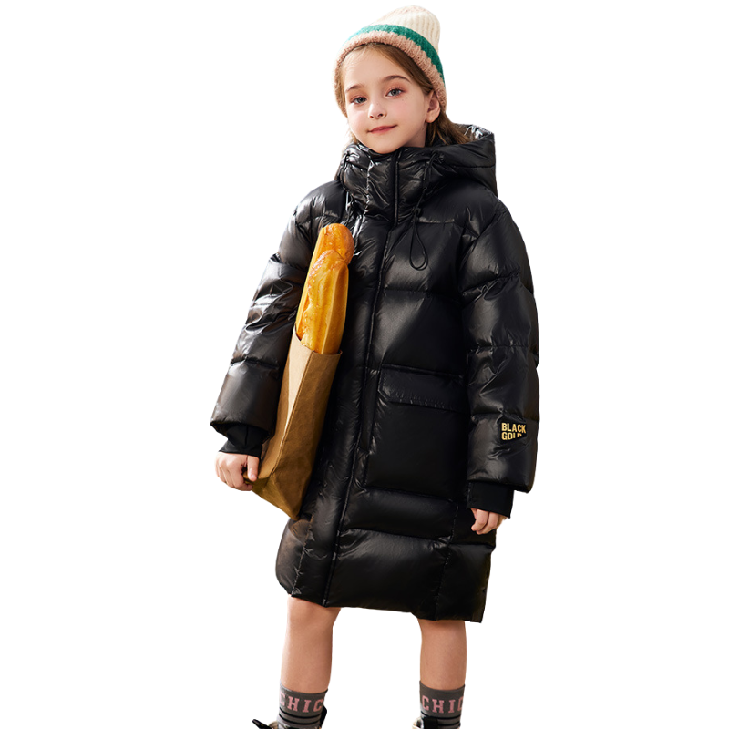 Manteau Puffer Enfant Long Unisexe