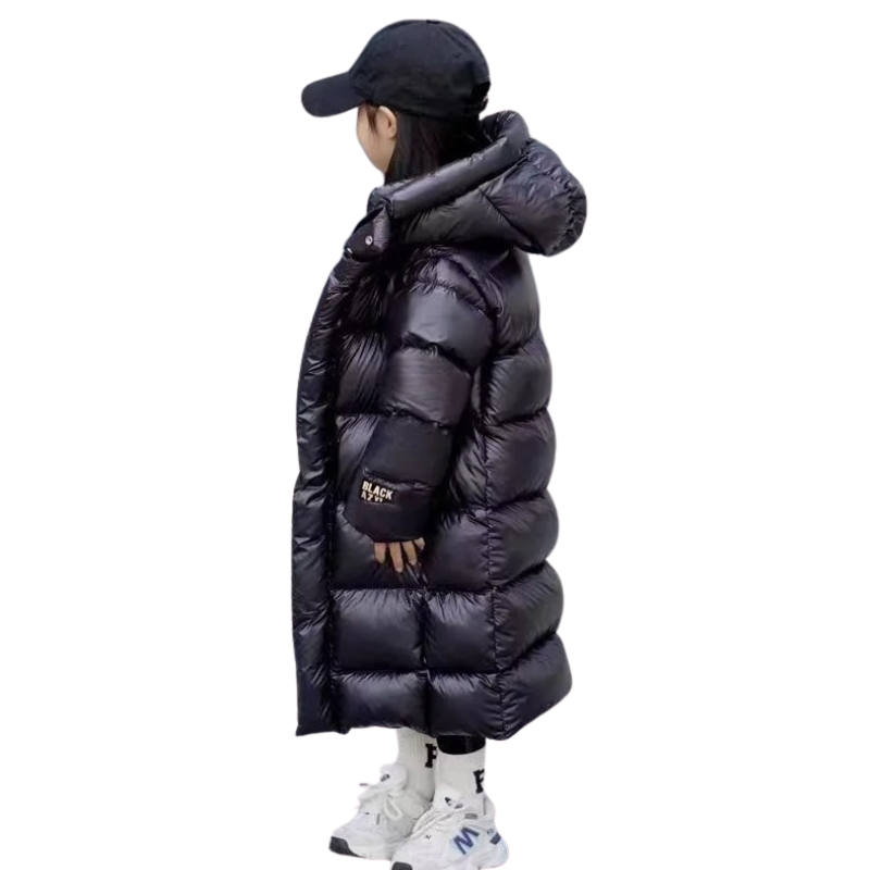 Manteau Puffer Enfant Long Unisexe
