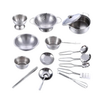 Mini Cuisine Enfant en Acier Inoxydable Bambino