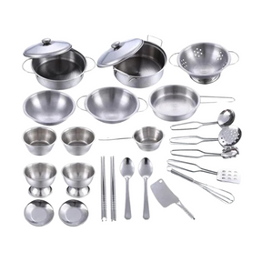 Mini Cuisine Enfant en Acier Inoxydable Bambino