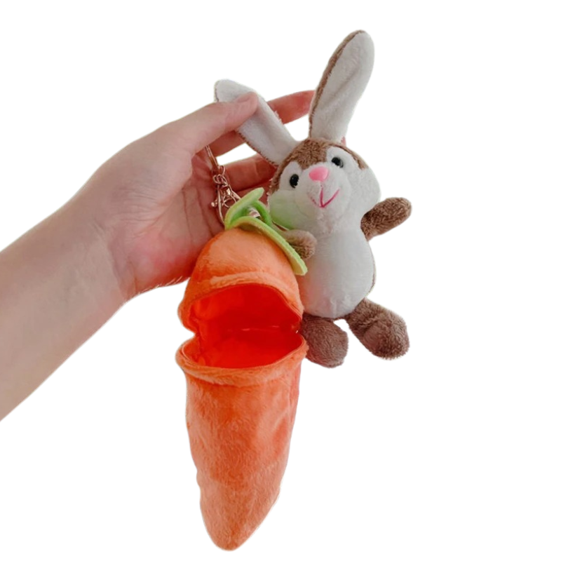 Mini Peluche Lapin avec Carotte