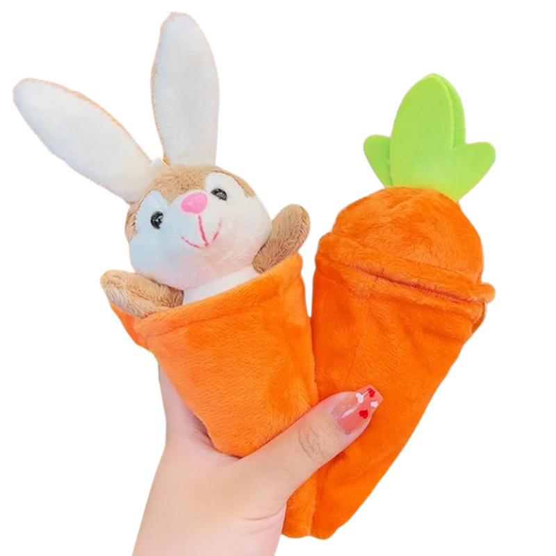 Mini Peluche Lapin avec Carotte