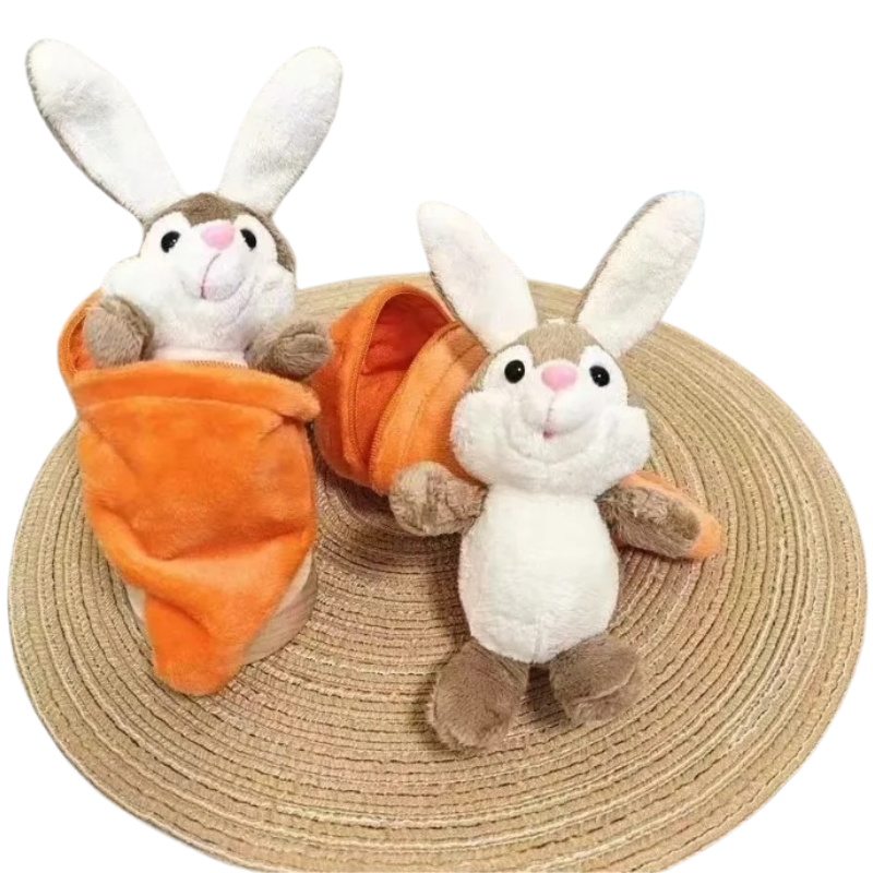 Mini Peluche Lapin avec Carotte