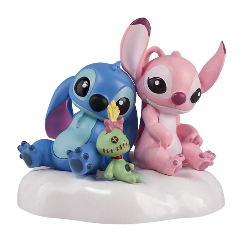 Figurines Kawaii Petit Monstre – Duo Bleu & Rose
