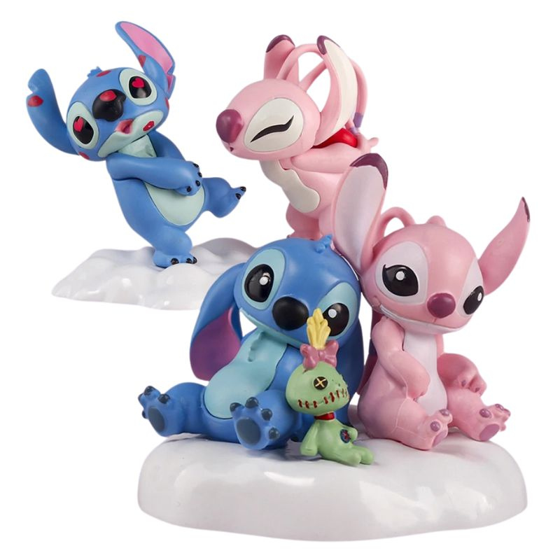 Figurines Kawaii Petit Monstre – Duo Bleu & Rose