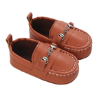 Mocassins Bébé avec Détail Métallique – Chaussures Élégantes Unisexes