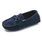 Mocassins Enfant en Suédine à Semelle Souple – Chaussures Élégantes