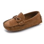 Mocassins Enfant en Suédine à Semelle Souple – Chaussures Élégantes