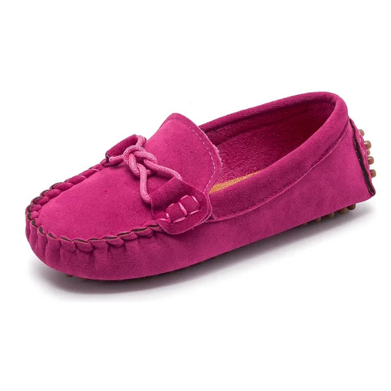 Mocassins Enfant en Suédine à Semelle Souple – Chaussures Élégantes