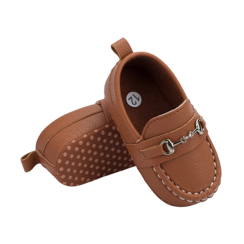 Mocassins en Cuir pour Bébé