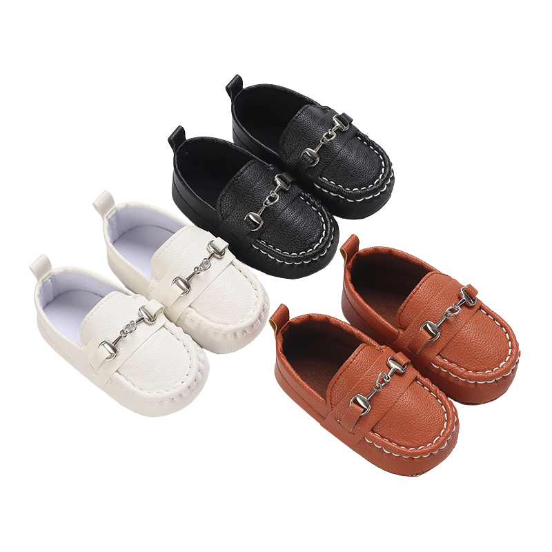 Mocassins en Cuir pour Bébé