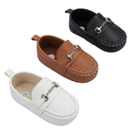 Mocassins en Cuir pour Bébé