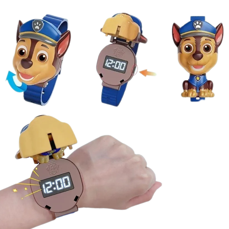 Montre Éducative Enfant à Motifs Animaux
