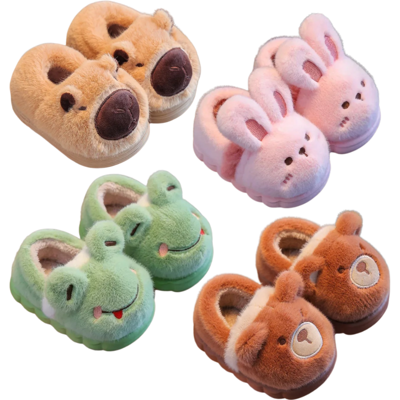 Pantoufles Enfant en Forme d’Animal