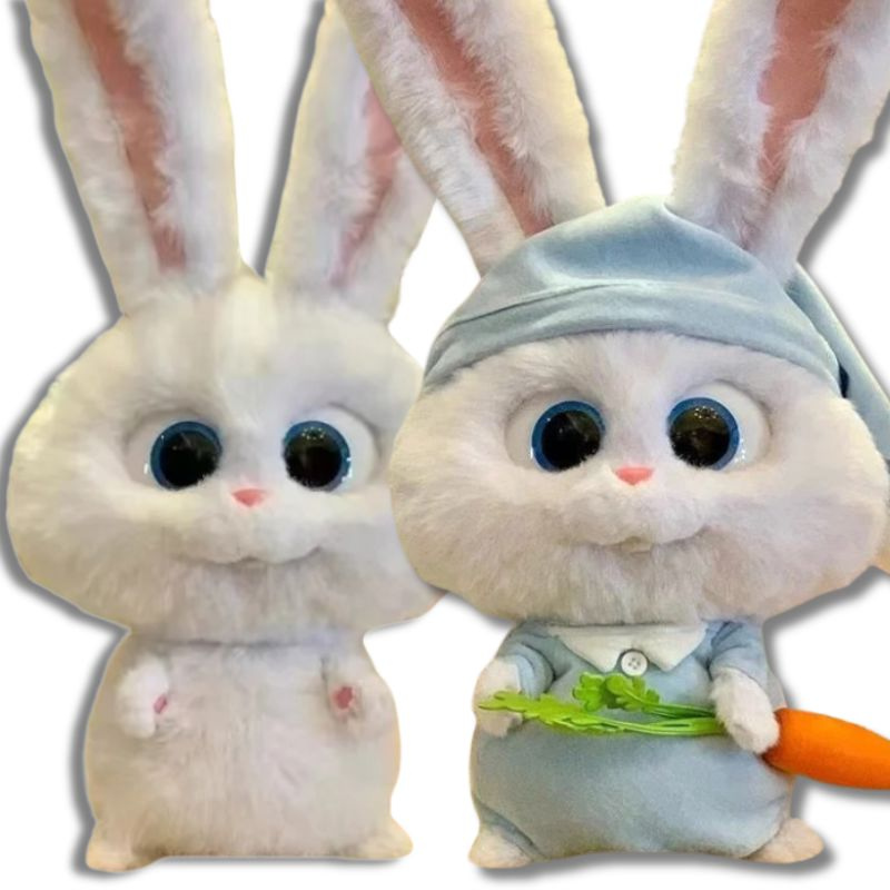 Peluche Lapin Doux aux Grands Yeux