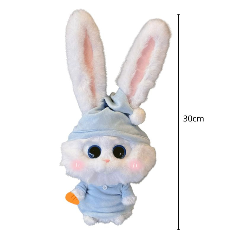 Peluche Lapin Doux aux Grands Yeux
