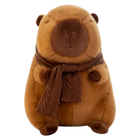Peluche Capybara avec Écharpe