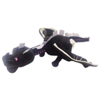 Peluche Dragon Noir Cubique