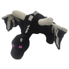 Peluche Dragon Noir Cubique
