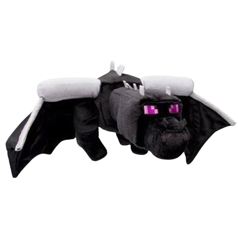 Peluche Dragon Noir Cubique