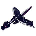 Peluche Dragon Noir Cubique