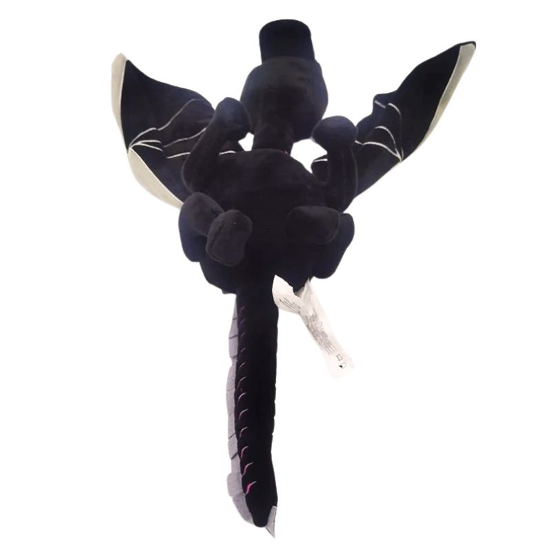 Peluche Dragon Noir Cubique