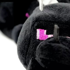 Peluche Dragon Noir Cubique