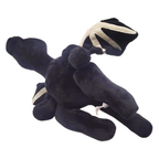 Peluche Dragon Noir Cubique