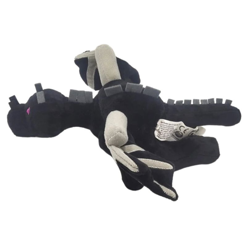 Peluche Dragon Noir Cubique