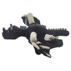 Peluche Dragon Noir Cubique