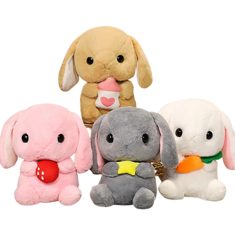 Peluche Lapin aux Grandes Oreilles – Plusieurs Tailles
