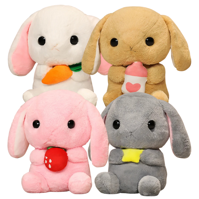 Peluche Lapin aux Grandes Oreilles – Plusieurs Tailles