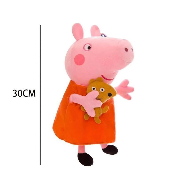 Famille Cochon en Peluche pour Enfants