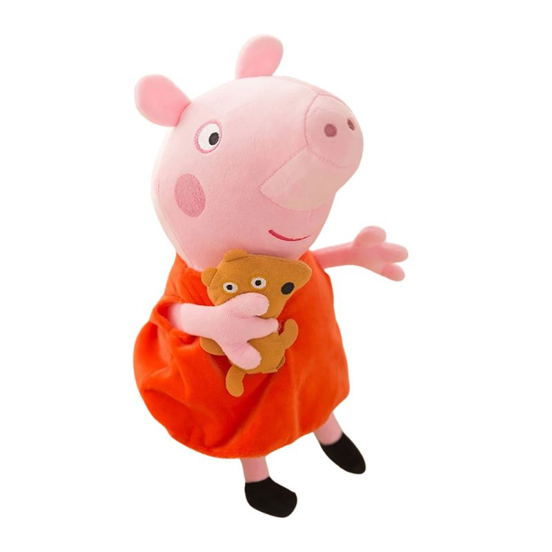 Famille Cochon en Peluche pour Enfants