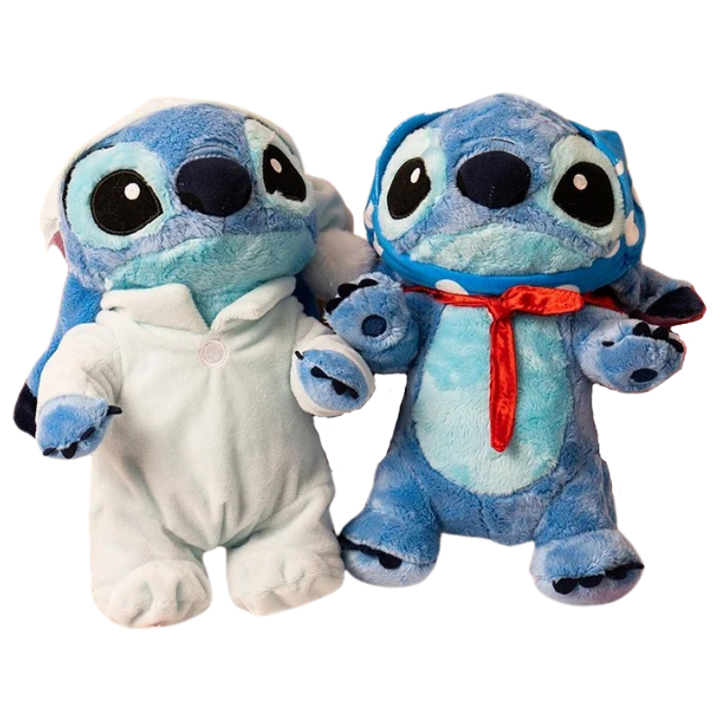 Peluche Créature Bleue avec Tenues Fantaisie