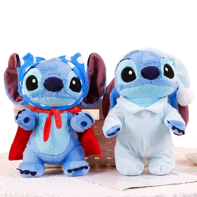 Peluche Créature Bleue avec Tenues Fantaisie