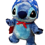 Peluche Créature Bleue avec Tenues Fantaisie