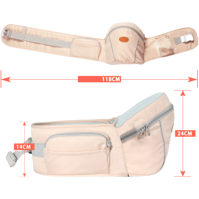 Porte-Bébé Ergonomique avec Support de Maintien