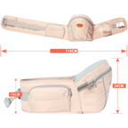 Porte-Bébé Ergonomique avec Support de Maintien