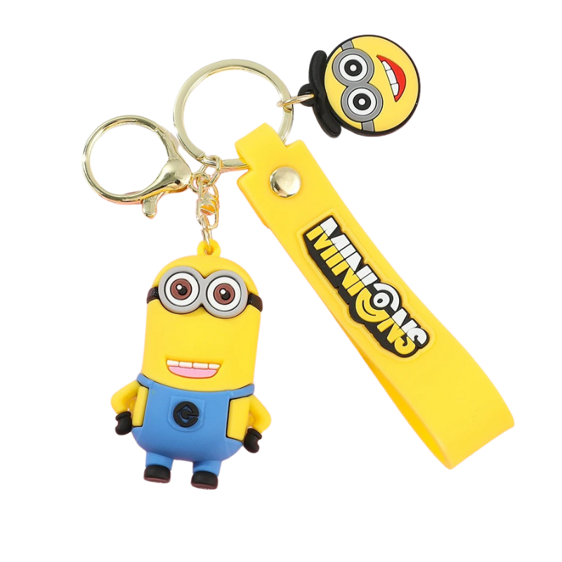 Porte-clés Enfant Personnages Rigolos Jaunes