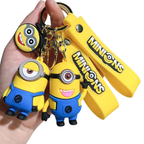 Porte-clés Enfant Personnages Rigolos Jaunes
