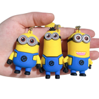 Porte-clés Enfant Personnages Rigolos Jaunes