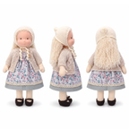 Poupée Waldorf en Tissu avec Vêtements et Accessoires