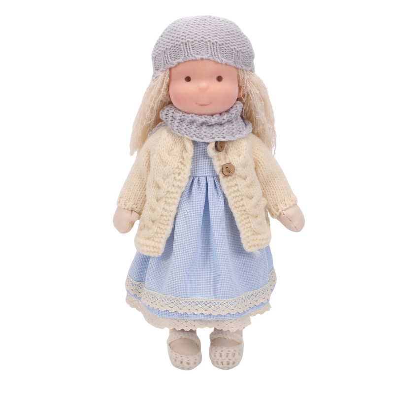 Poupée Waldorf en Tissu avec Vêtements et Accessoires