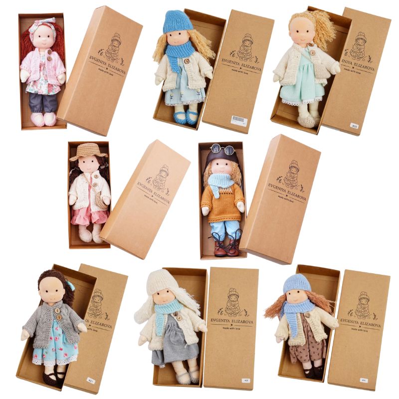 Poupée en Tissu Artisanale – Jouet pour Enfant