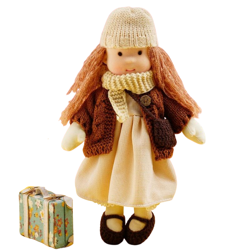 Poupée en Tissu Artisanale – Jouet pour Enfant