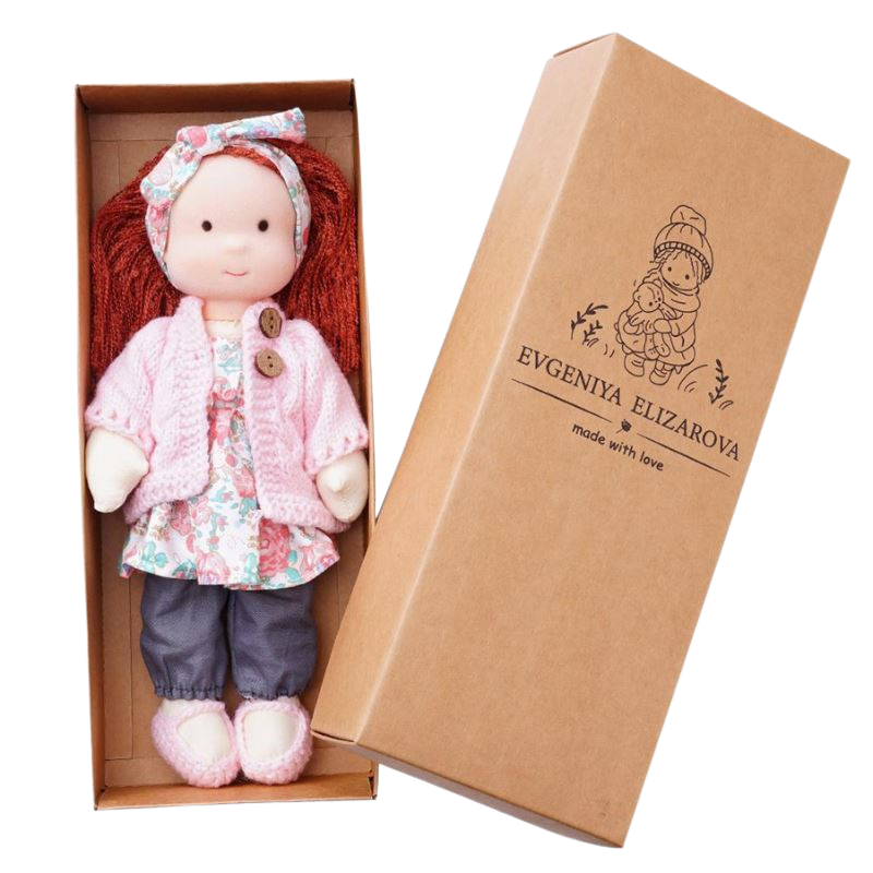 Poupée en Tissu Artisanale – Jouet pour Enfant