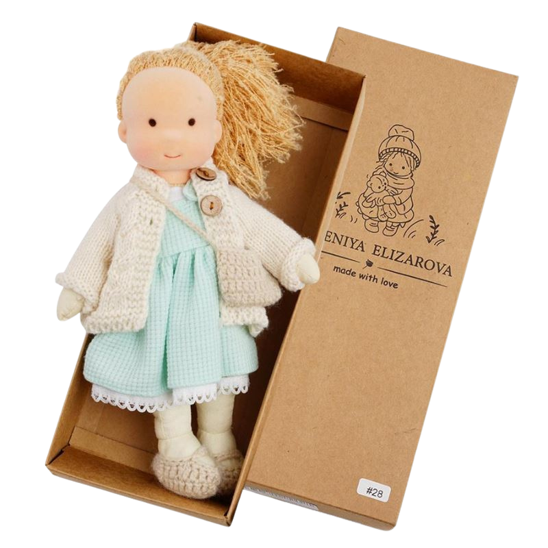 Poupée en Tissu Artisanale – Jouet pour Enfant