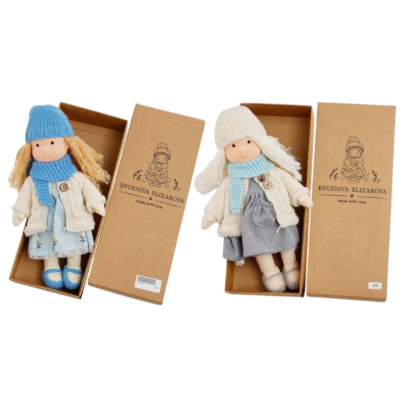 Poupée en Tissu Artisanale – Jouet pour Enfant